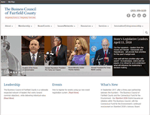Tablet Screenshot of businessfairfield.com